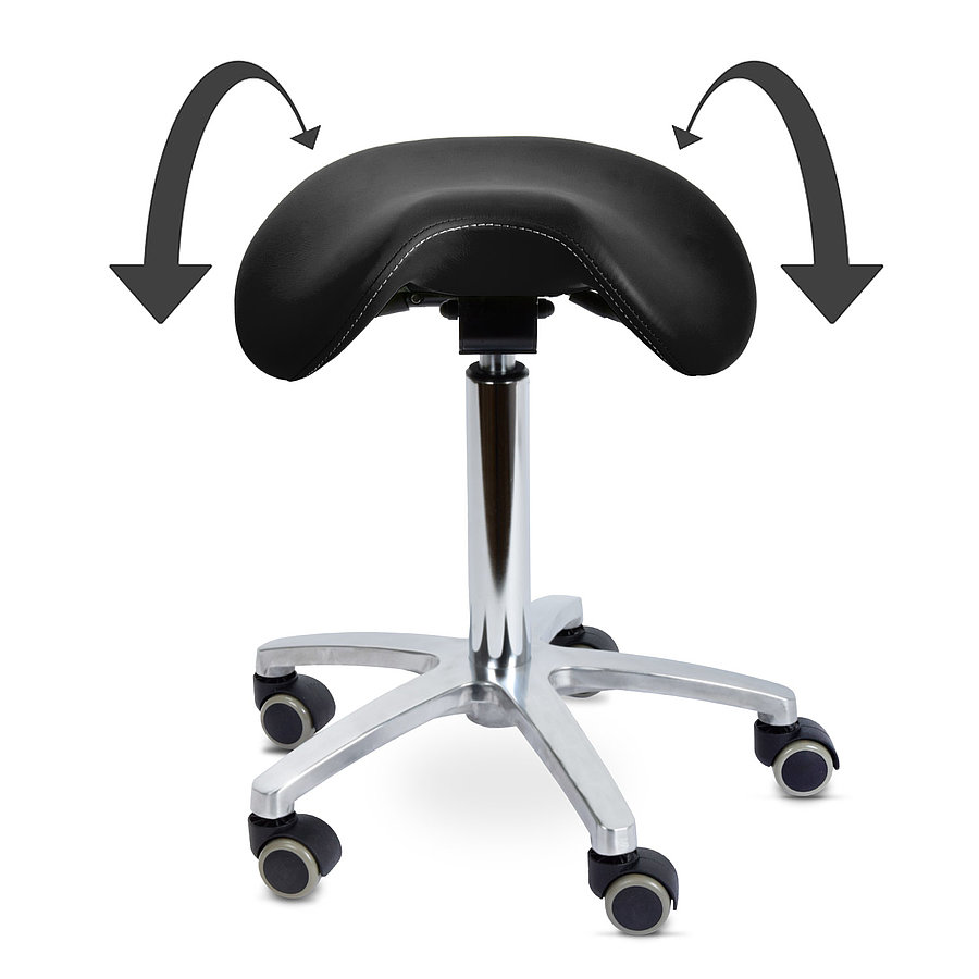 Tilting saddle stool sale