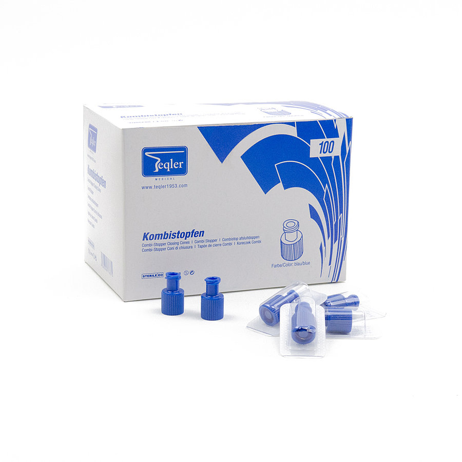 Produktbild von Teqler Medikamentenbecher Blau – 30 Ml, Aus Robustem Kunststoff, Stapelbar – 80 Stück Pro Packung