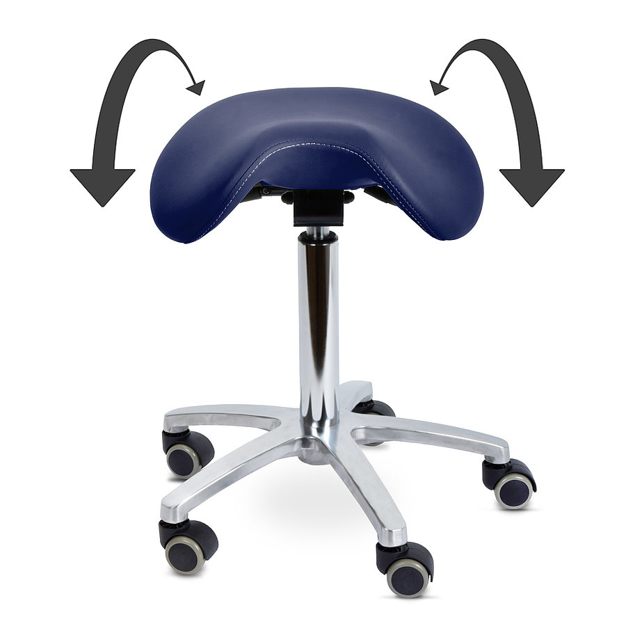Teqler saddle stool top