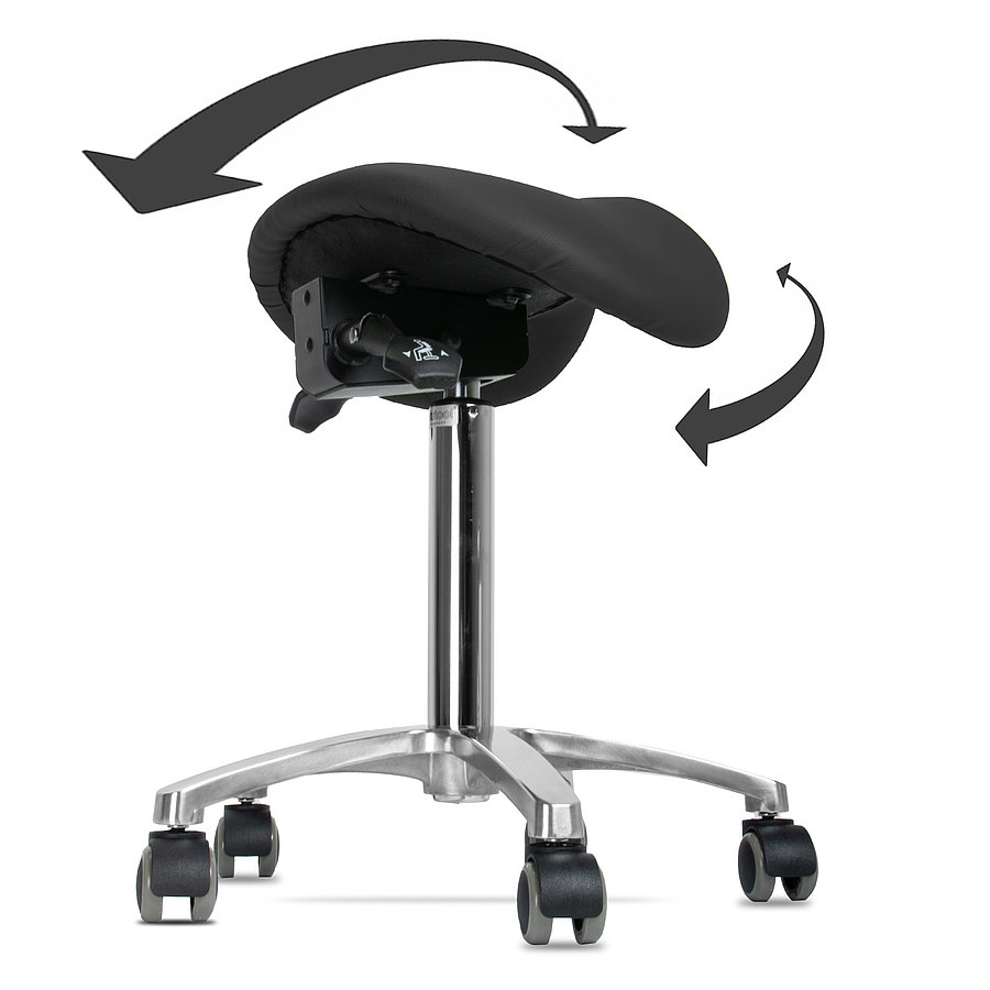 Revolving top stool chair